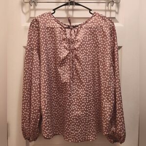 SHEIN Floral Soft Pink Top